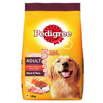 Pedigree Adult Dry Dog Food, Meat & Rice